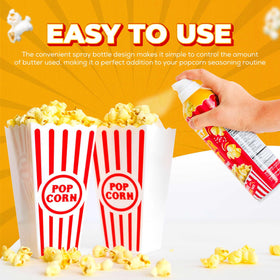 Popcorn Perfect corn on the cob uses add butter flavor with ease.
