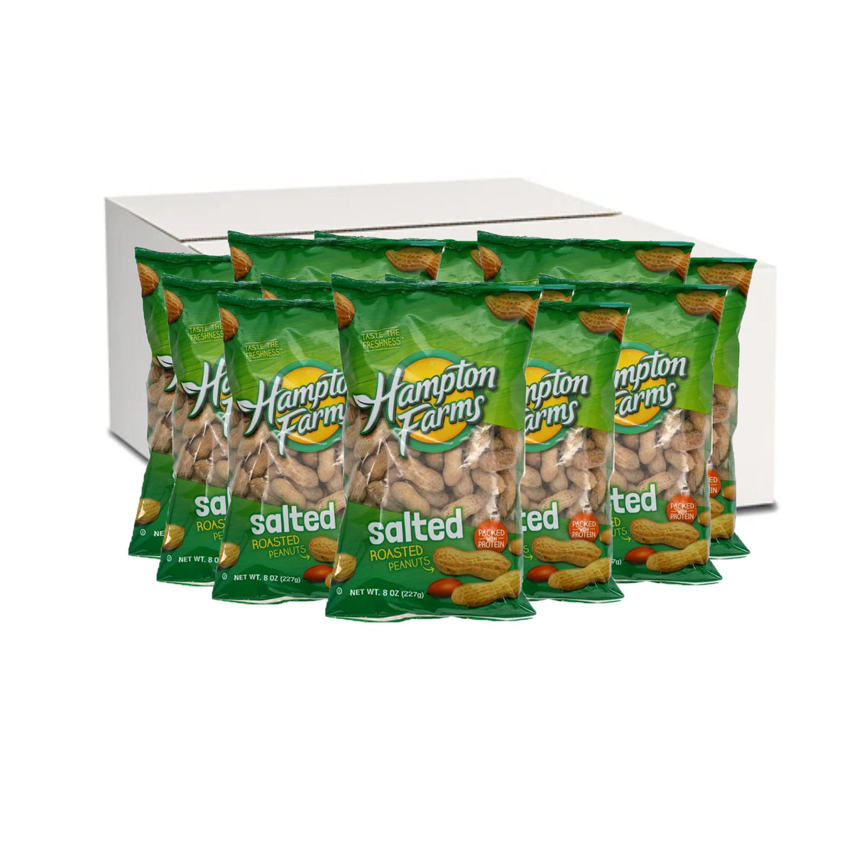 Serving idea: Hampton's peanuts with drinks for casual gatherings