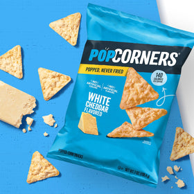 PopCorners packaging variation close-up highlights the variant packaging.