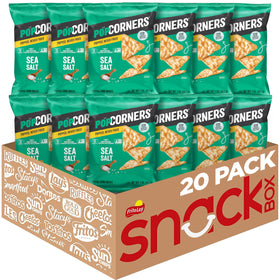PopCorners Sea Salt packaging front, highlighting a grab-and-go snack