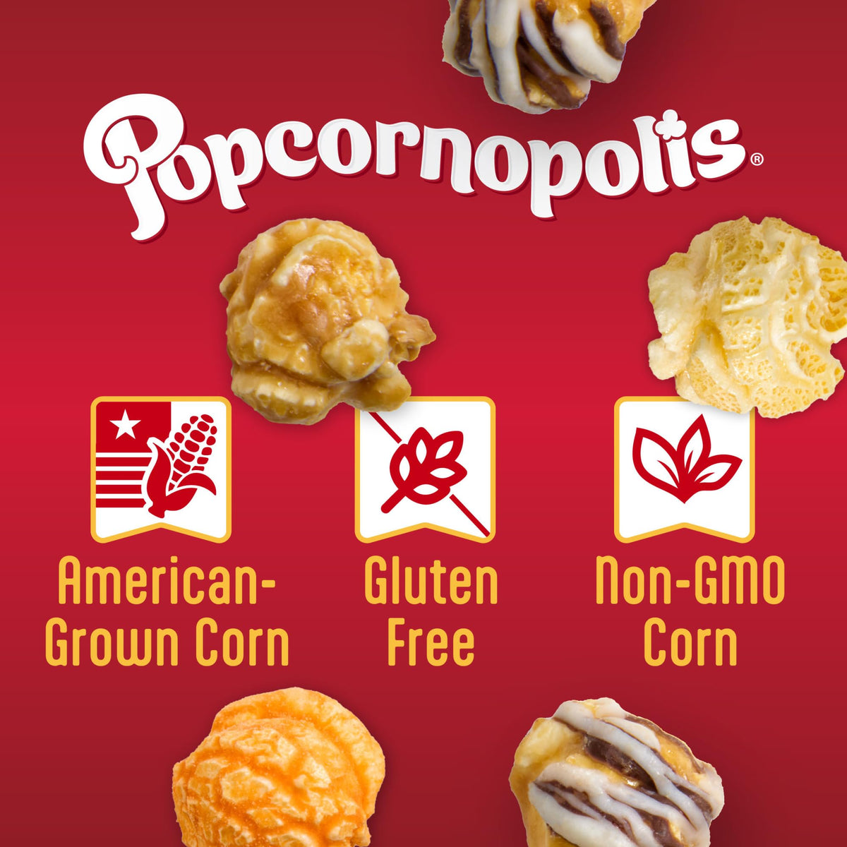 Popcornopolis classic caramel corn cone delivers rich, toffee-like crunch