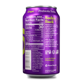 Poppi grape sparkling can pack for convenient on-the-go refreshment.
