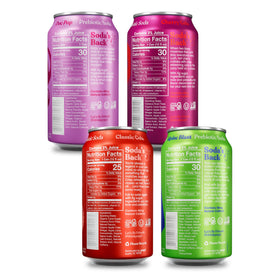 Poppi Cherry Cola can with vibrant label, natural caffeine for a gentle pick-me-up