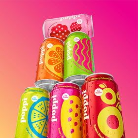 Poppi Sparkling Prebiotic Soda Watermelon can for a crisp summer sip