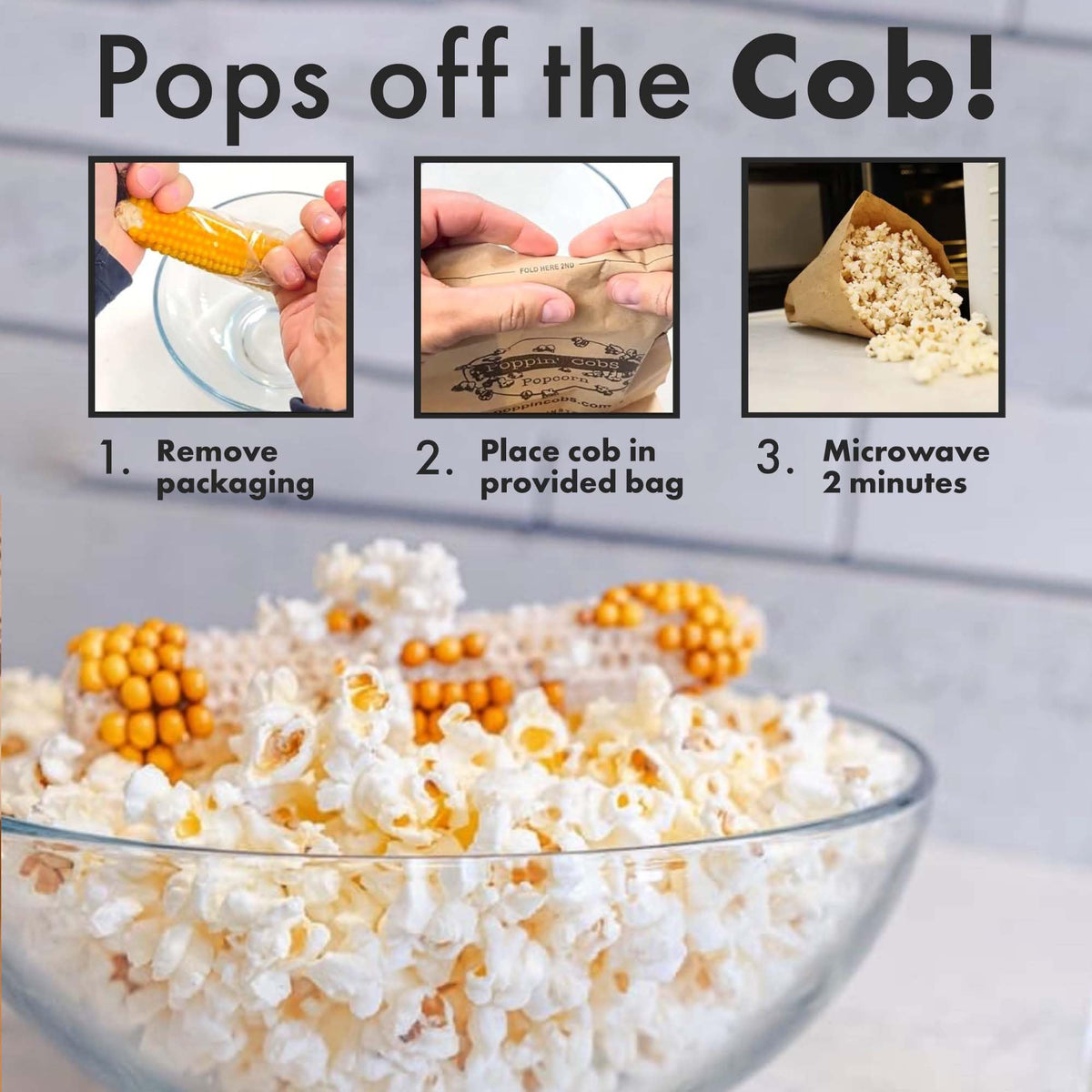 Poppin Cobs gift-worthy idea for celebrations and snack boards.