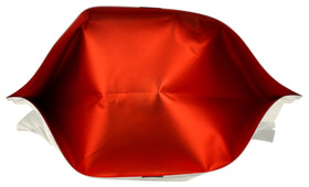 Poppy Handcrafted Popcorn pimento cheese drizzle detail ideal for tasting.