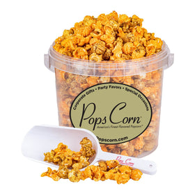 Pops Corn Caramel & Cheese Popcorn Mix Chicago-style close-up, a crave-worthy sweet-and-salty snack