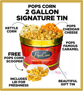 Pops Corn caramel popcorn closeup highlighting rich sweetness for celebrations
