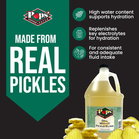 POPS' PEPPER PATCH 1gal packaging label emphasizes shareable size.