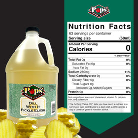 POPS' PEPPER PATCH pickle shot in glass shows versatile use.