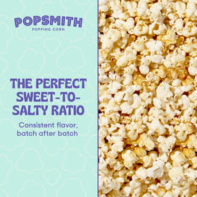 POPSMITH seasoning-mix being stirred to customize sweetness and salt.