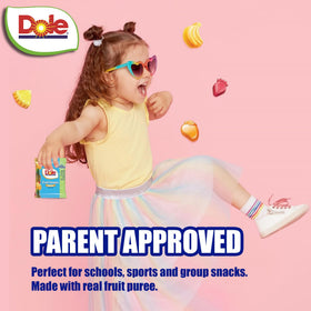 POPUPS! LOLLIPOP Dole Tropical fruit blend with vitamins for daily energy.