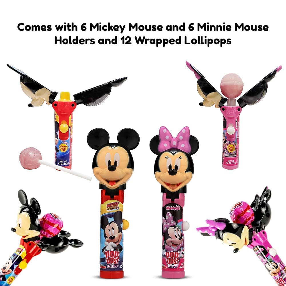 POPUPS! LOLLIPOP Minnie open-button holder ideal for parties