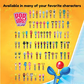 POPUPS! LOLLIPOP individually wrapped for easy sharing.