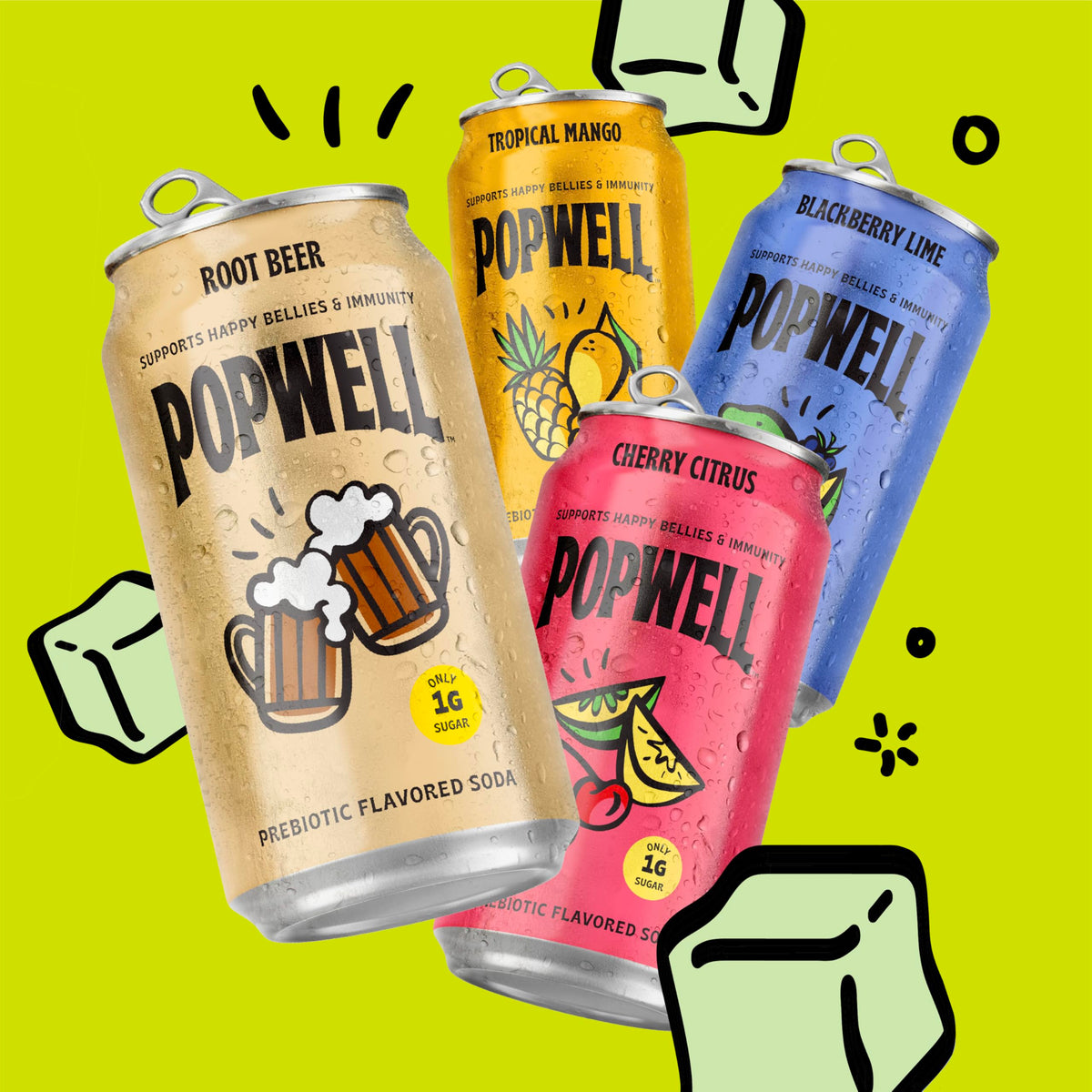 Popwell Root Beer being poured into a glass for a smooth, spicy sensory experience