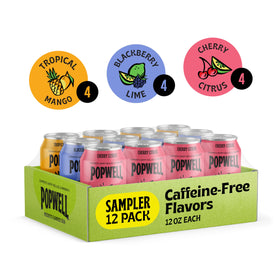 Popwell Cherry Citrus bottle showcasing bold taste with low sugar.