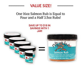 Pork cutlets seasoned with Rub with Love salmon rub