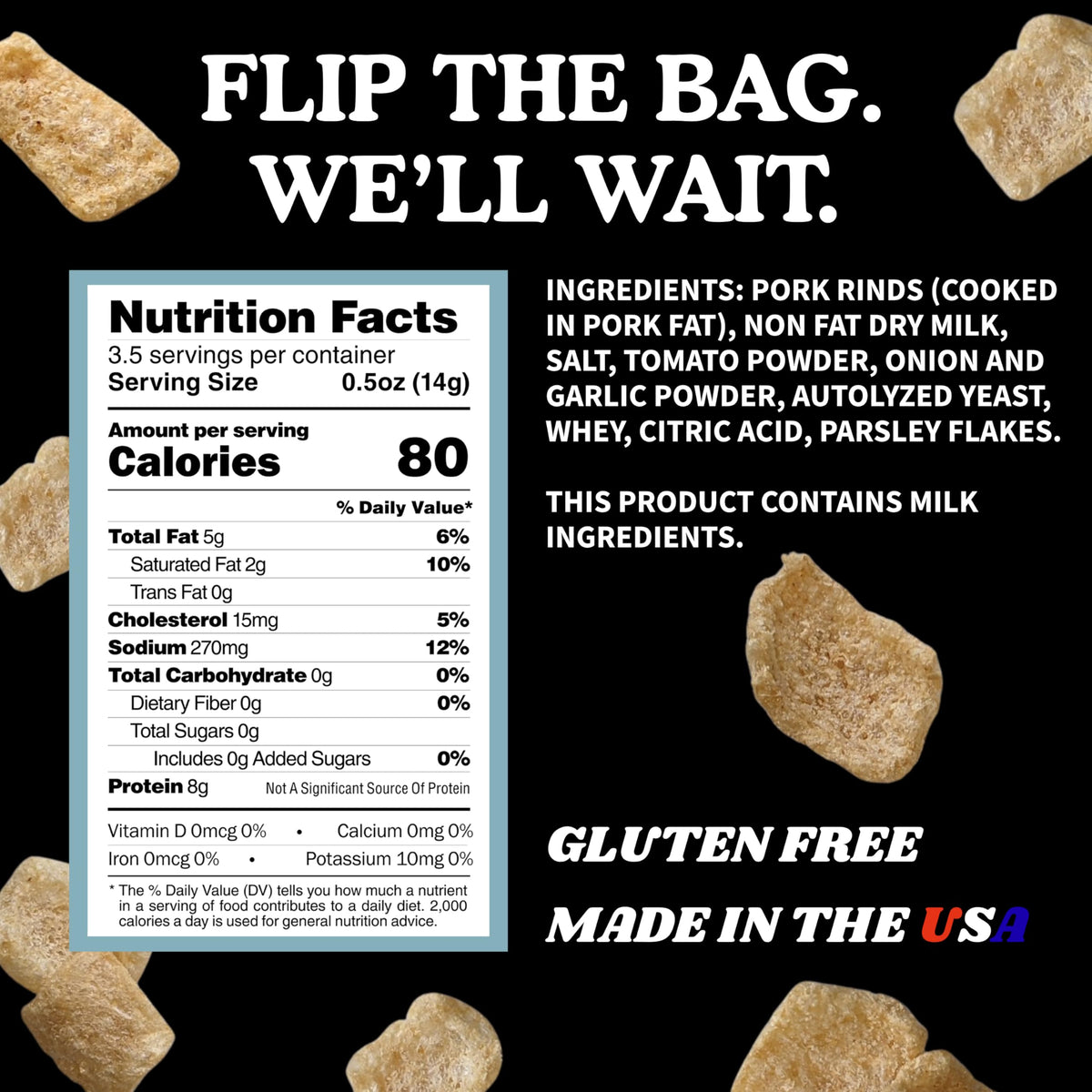 4-pack on-the-go snack option for home, school, or work.