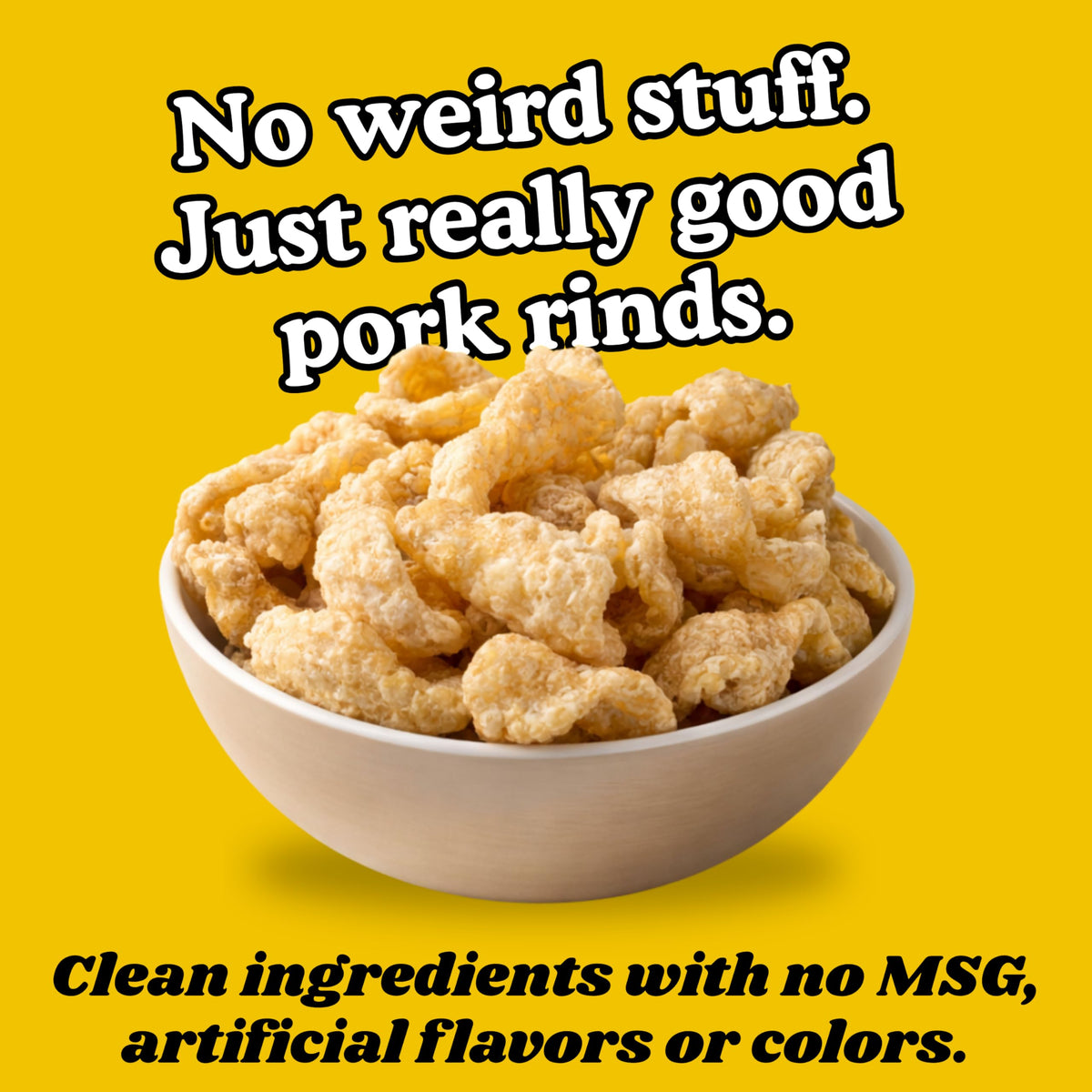 Pork King Good bag sealed highlights freshness and portability for on-the-go crunch.
