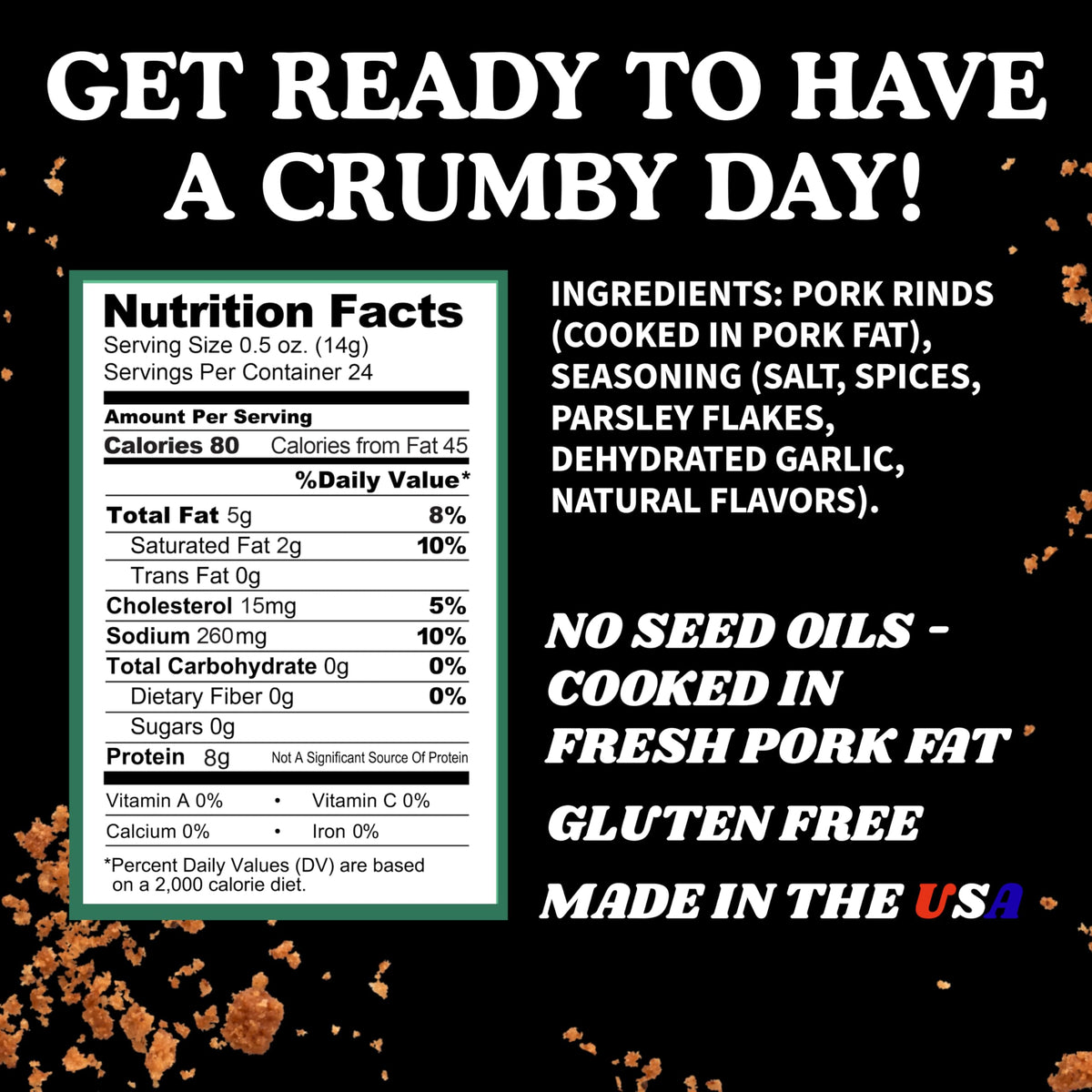 Pork King Good crumb uses inspire tasty, low-carb recipe ideas.