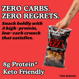 Pork King Good pizza flavor seasoning closeup emphasizes zesty aroma.