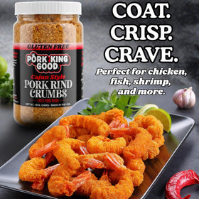 Pork King Good crumbs as a keto friendly pizza crust substitute