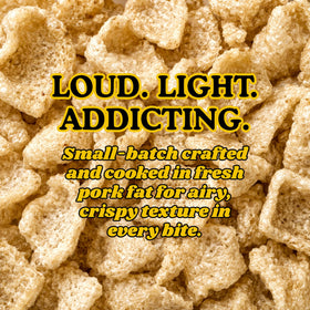 Pork King Good Salted Butter flavor bag for creamy, crunchy keto snacking.