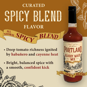 Close-up of Portland Bloody Mary Mix spice blend and savory notes