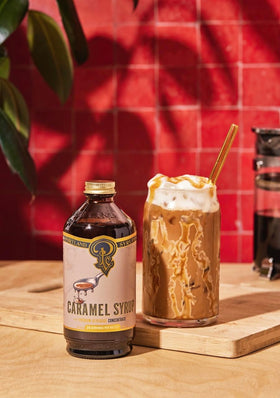Portland Syrups Caramel Syrup cocktail glass with caramel note