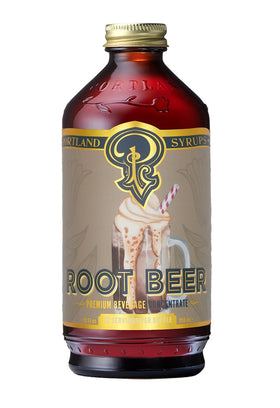 Portland Syrups Genuine Root Beer Syrup bottle ready for cocktails and sodas