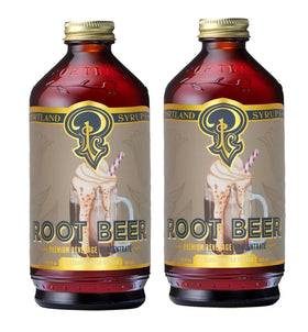 Portland Syrups Root Beer Syrup bottle for authentic cocktails