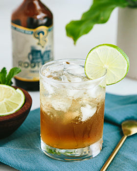 Portland Syrups root beer syrup drizzled on vanilla ice cream