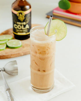 Close-up of kola nut and spices in True Cola ingredients.