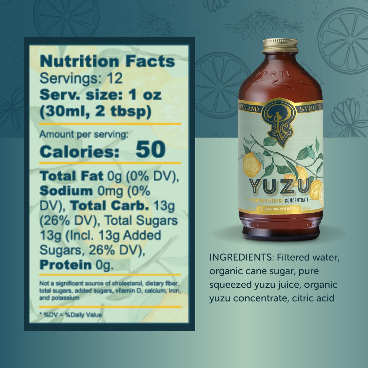 Portland Syrups Yuzu syrup baking shot hints citrus glaze ideas.