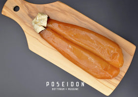Poseidon Bottarga jar highlights traditional Sardinian curing and artisanal quality.