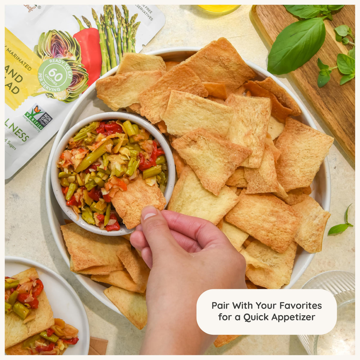 POSHI salad storage-friendly pouch keeps freshness on hand