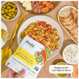POSHI salad travel-friendly pouch fits busy days