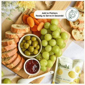 Poshi olives with lemon and rosemary pair with cocktails for a savory touch.