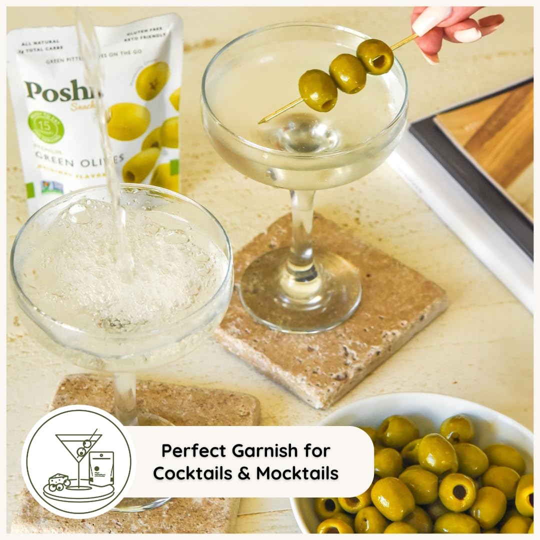 Gluten-free Poshi packaging emphasizes all-natural content and no preservatives.