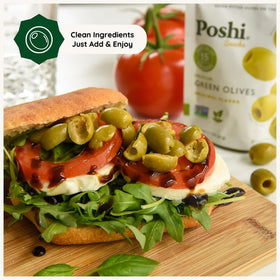 On-the-go snack with Poshi olives fits busy commutes.