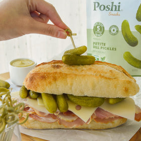 Poshi Pantry display shows ready-to-eat pickles neatly arranged