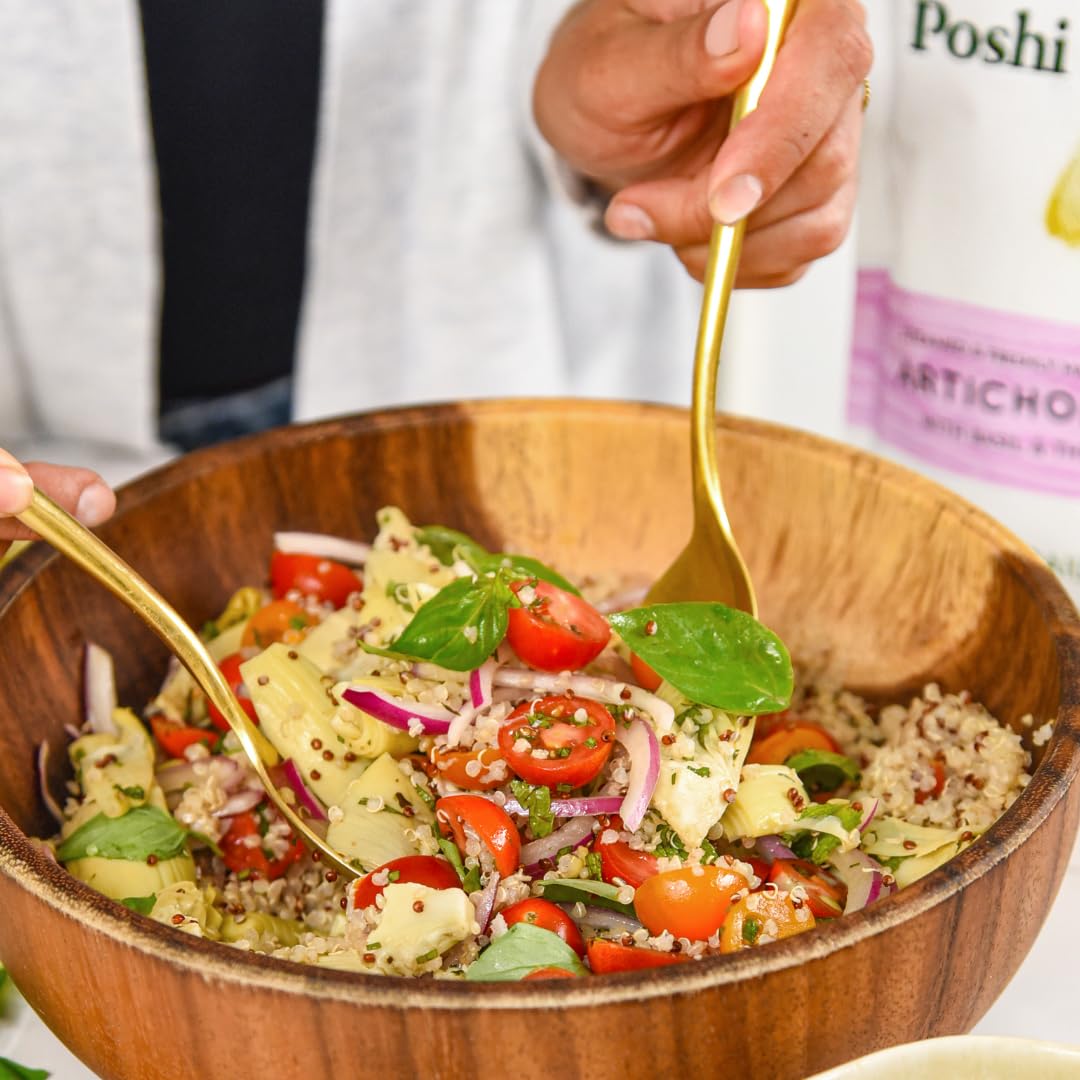 Poshi ready-to-eat vegetables straight from the pouch.