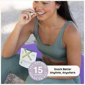 POSHI snack-pack back label shows ingredients and nutrition information.