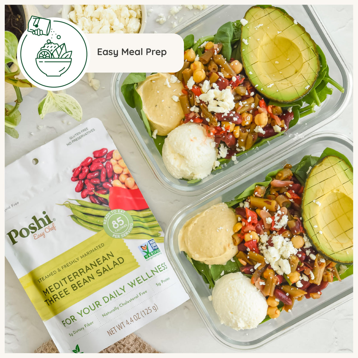 POSHI portable pack supports travel and busy days with nourishment