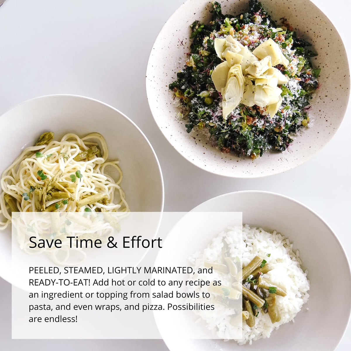 Poshi zipper-seal packaging keeps olives fresh between uses.