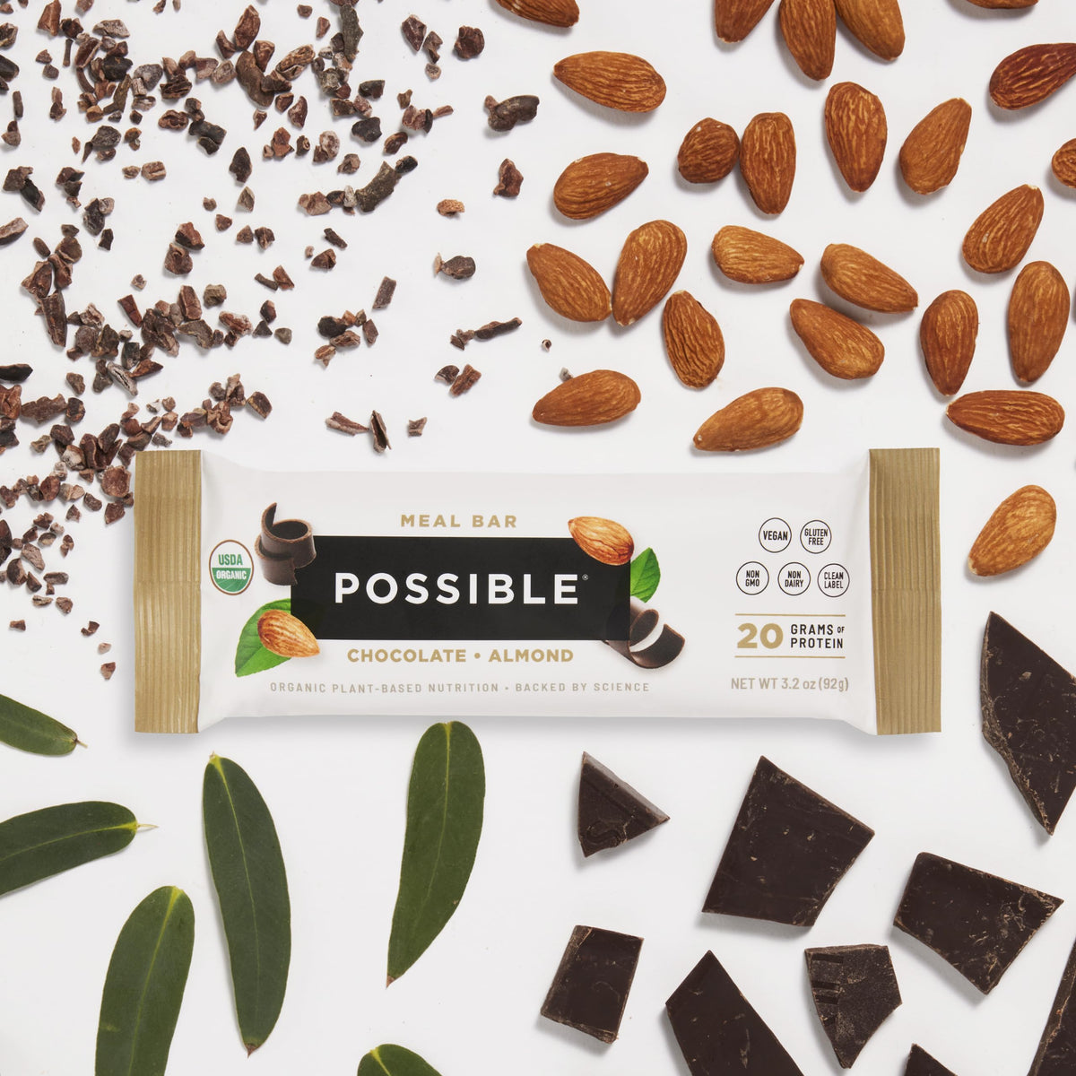 POSSIBLE Meal Bar energy-day usage ideal for workouts and active routines