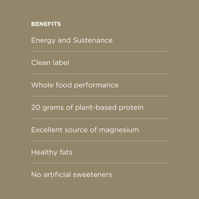 POSSIBLE Meal Bar vegan ingredients palette emphasizes non-GMO and gluten-free nutrition