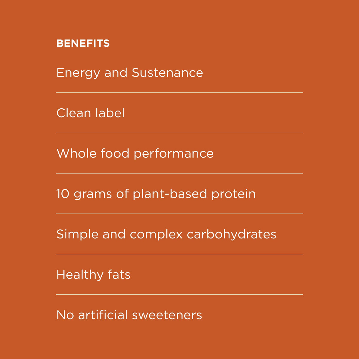 Possible Snack Bar no artificial flavors or preservatives.