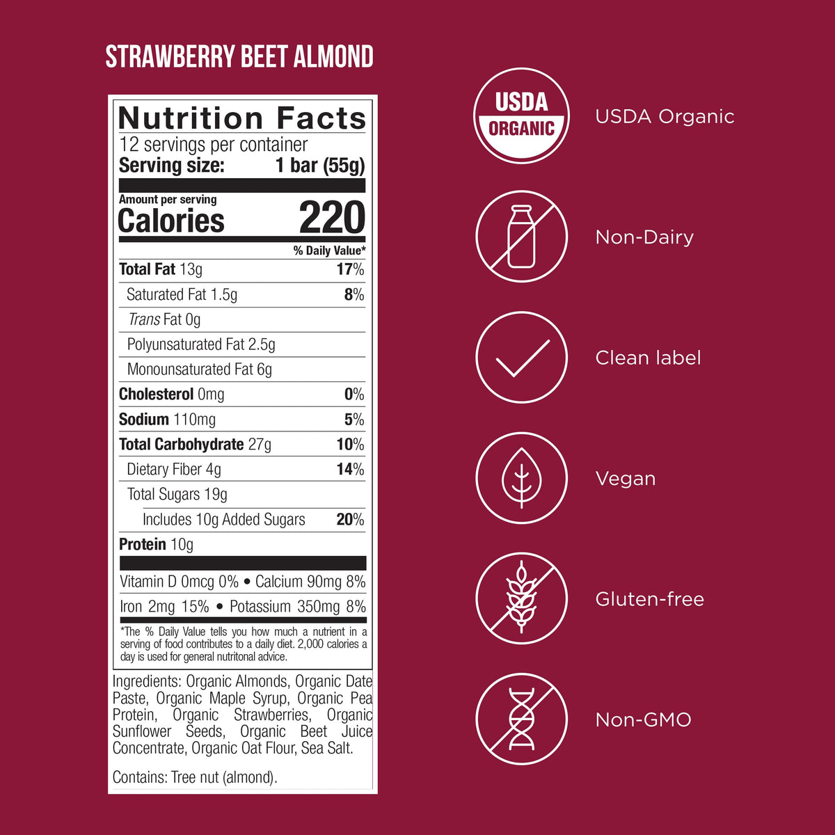 Possible Snack Bar plant-based protein 10g close-up highlighting protein-packed energy.