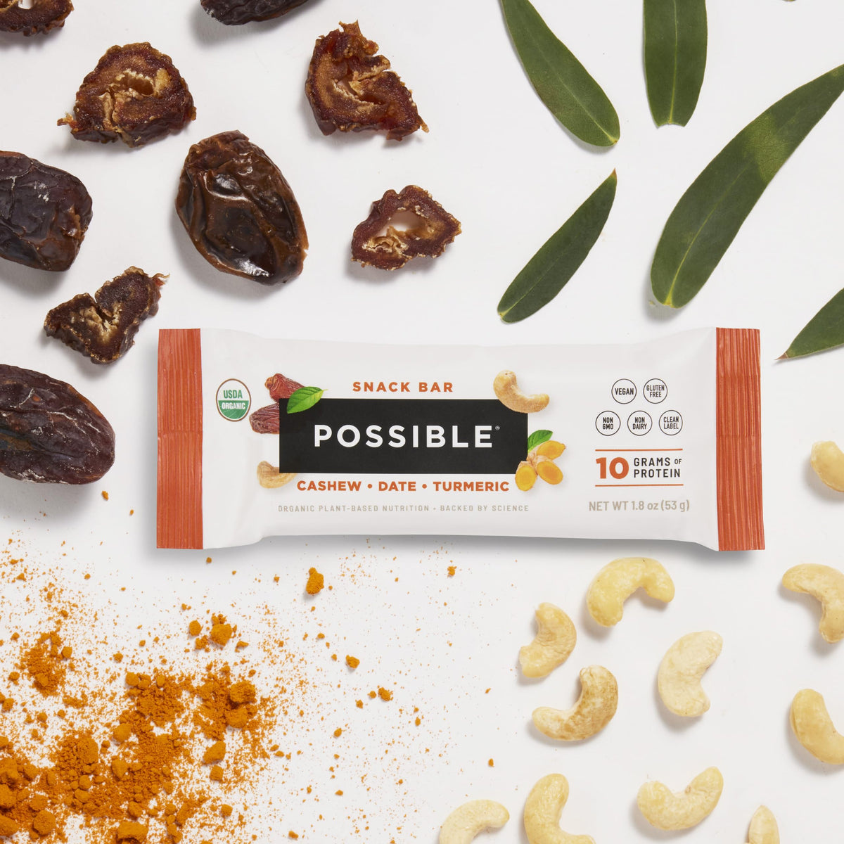 Possible Snack Bar USDA organic certification highlight.